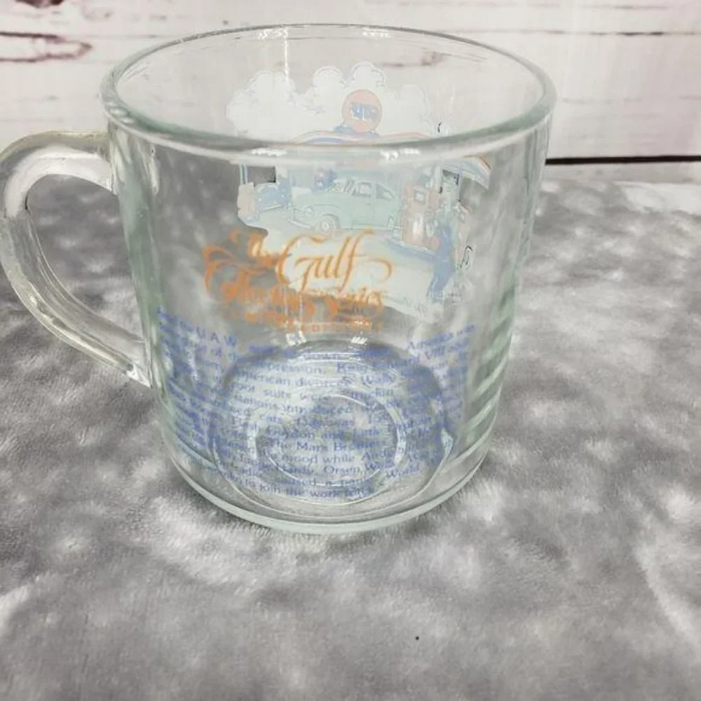 Gulf the Dawning Of A New Era‎ Clear Coffee Cup